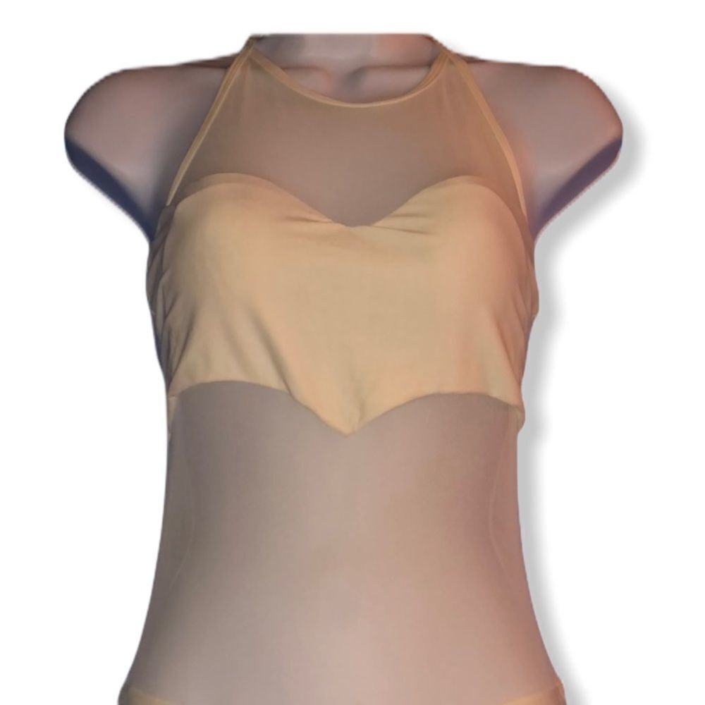 Solkissed One Piece Bathing Suit W/Mesh
